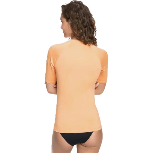 Lycra Femme Roxy Whole Hearted manches courtes saumon