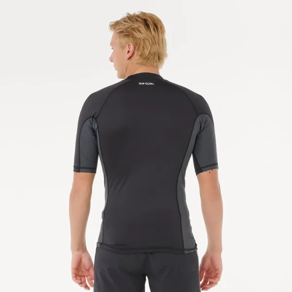 Lycra RIP CURL WAVES Manches Courtes UPF Noir