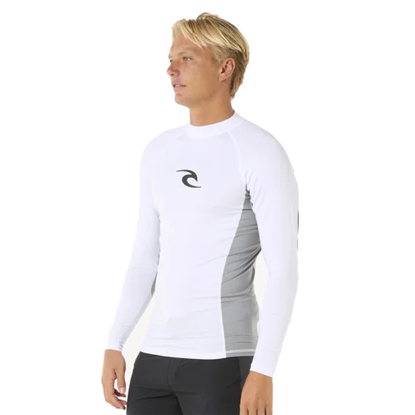 Lycra RIP CURL WAVES Manches Longues Blanc