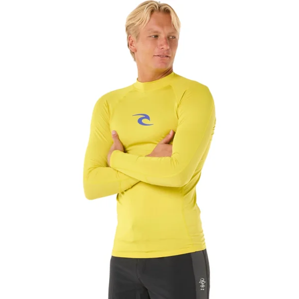 Lycra RIP CURL WAVES Manches Longues UPF Jaune
