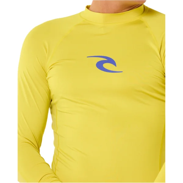 Lycra RIP CURL WAVES Manches Longues UPF Jaune
