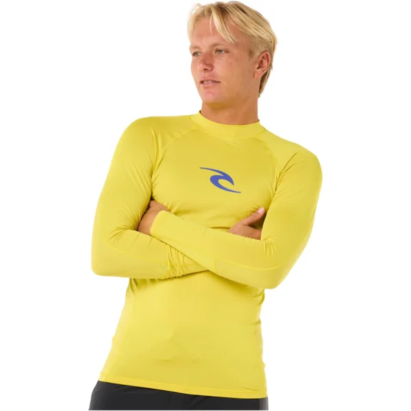 Lycra RIP CURL WAVES Manches Longues UPF Jaune
