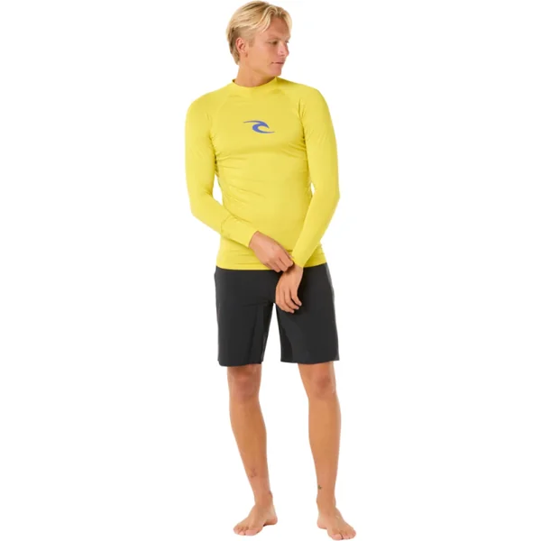Lycra RIP CURL WAVES Manches Longues UPF Jaune