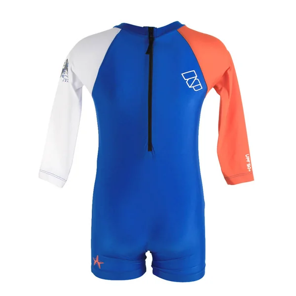 Lycra Tunique Enfant RASHGUARD Manches Longues NEILPRYDE Bleu
