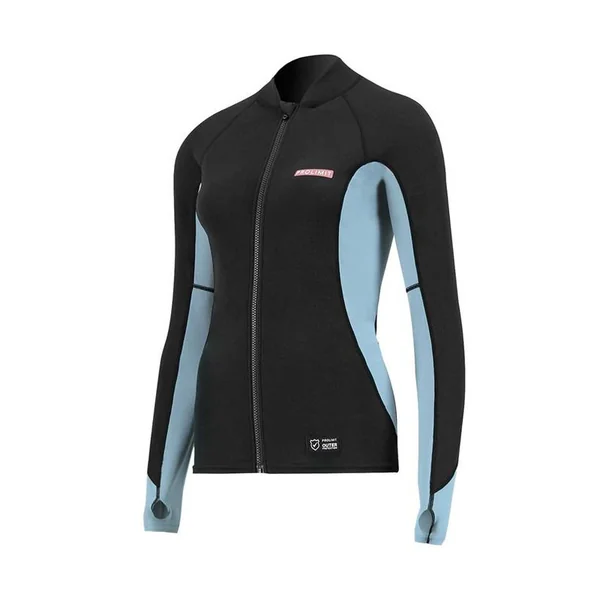 Lycra zippé femme PROLIMIT Quick Dry Top Ice Blue