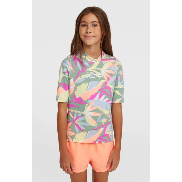 Lycra à manches courtes O'Neill Graphic | Green Wmns Tropicana