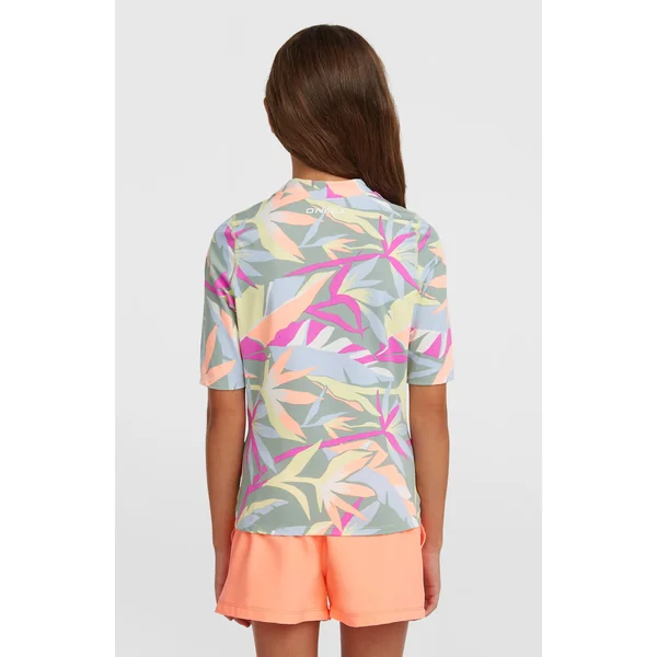 Lycra à manches courtes O'Neill Graphic | Green Wmns Tropicana