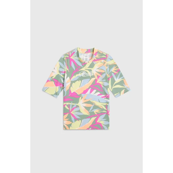 Lycra à manches courtes O'Neill Graphic | Green Wmns Tropicana