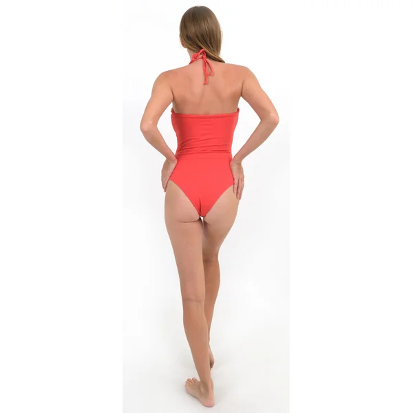 Maillot 1 pièce Sicile rouge