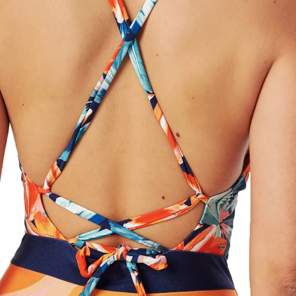Maillot de bain 1 pièce Bliss bloom Bleu Femme Rip Curl
