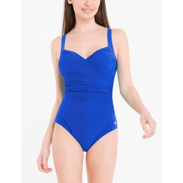 Maillot de bain 1 pièce bonnets mousse armatures - Bleu