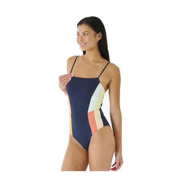 MAILLOT DE BAIN 1 PIÈCE FEMME RIPCURL DAY BREAK BLEU MARINE