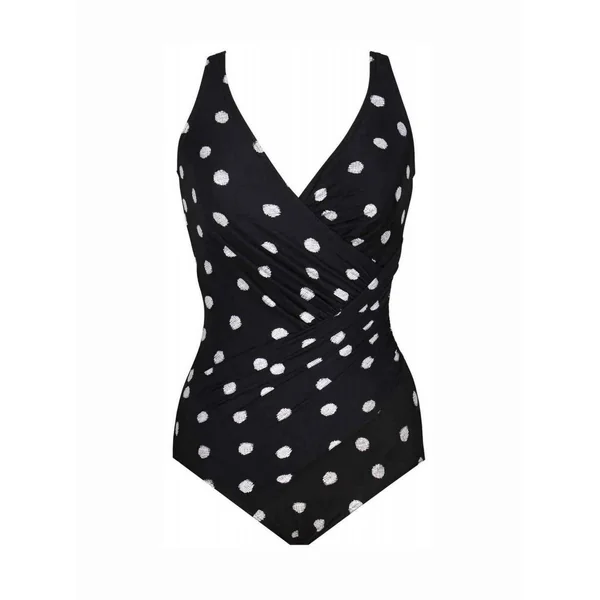 Maillot de bain 1 pièce plongeant bonnet E-G
