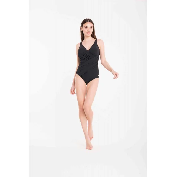 Maillot de bain 1 pièce plongeant - Noir