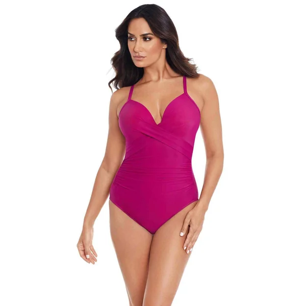 Maillot de bain 1 pièce plongeant