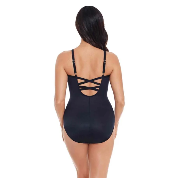 Maillot de bain 1 pièce plongeant