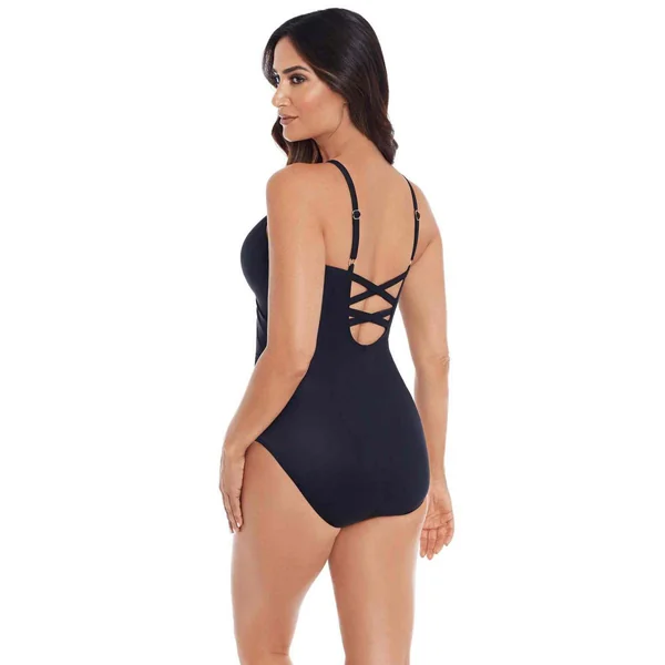 Maillot de bain 1 pièce plongeant