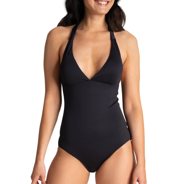 Maillot de bain 1 pièce pour les règles femme Athena noir Athéna