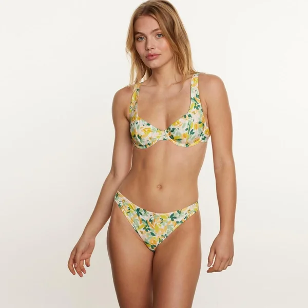 Maillot de bain armaturé jaune Capeline Brigitte Bardot