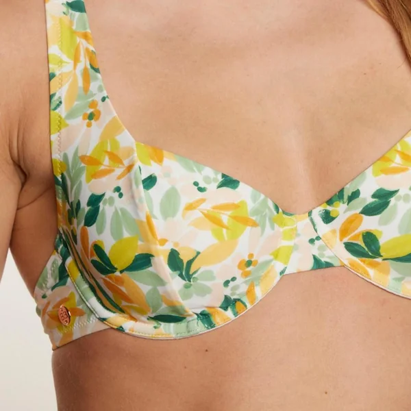 Maillot de bain armaturé jaune Capeline Brigitte Bardot