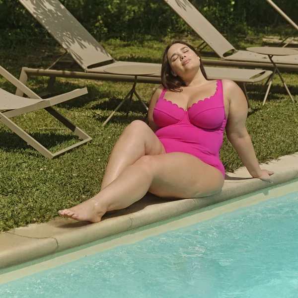 Maillot de bain Plongeant une pièce - Magenta Panache Maillot Spirit