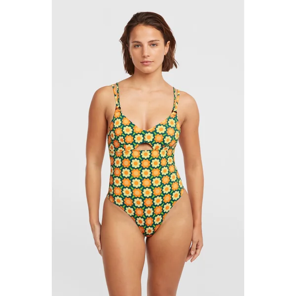 Maillot une pièce O'Riginals | Green Retro Flower