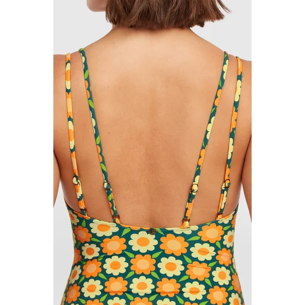 Maillot une pièce O'Riginals | Green Retro Flower