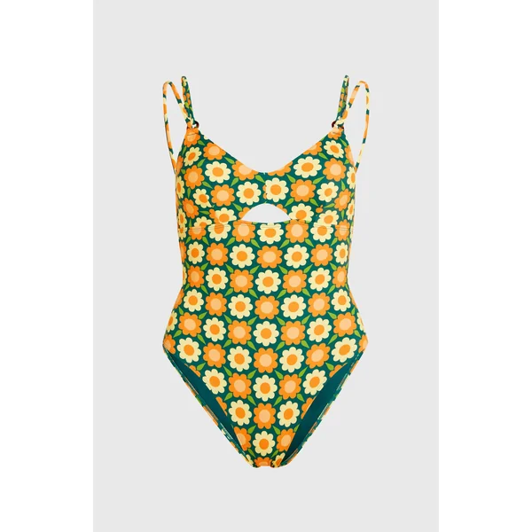 Maillot une pièce O'Riginals | Green Retro Flower