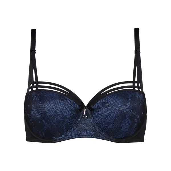 Marlies Dekkers Dame de Paris noir/bleu soutien-gorge rembourré