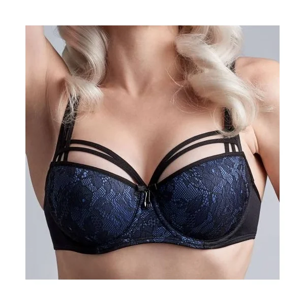 Marlies Dekkers Dame de Paris noir/bleu soutien-gorge rembourré