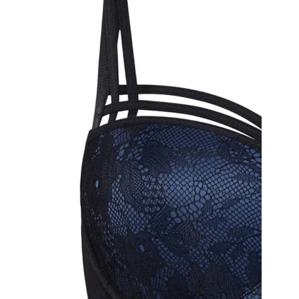 Marlies Dekkers Dame de Paris noir/bleu soutien-gorge rembourré