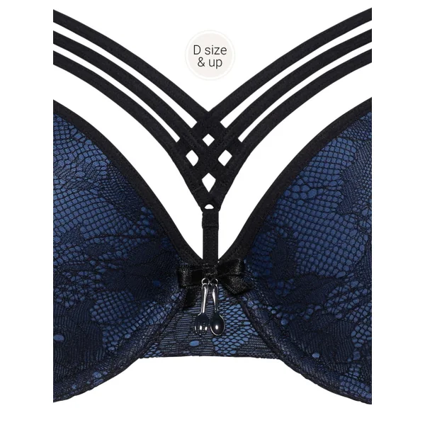 Marlies Dekkers Dame de Paris noir/bleu soutien-gorge rembourré