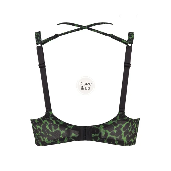 Marlies Dekkers Rapsody vert/print soutien-gorge rembourré