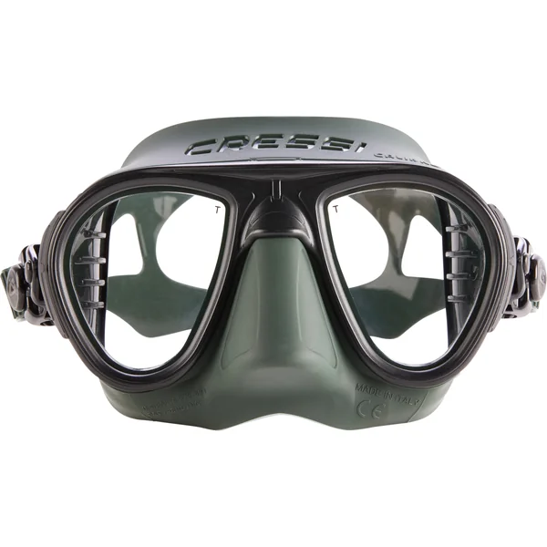 Masque de chasse sous-marine en apnée masque calibro vert