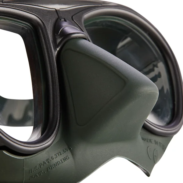Masque de chasse sous-marine en apnée masque calibro vert