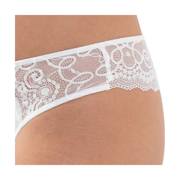 Mey Lingerie Amorous blanc culotte string