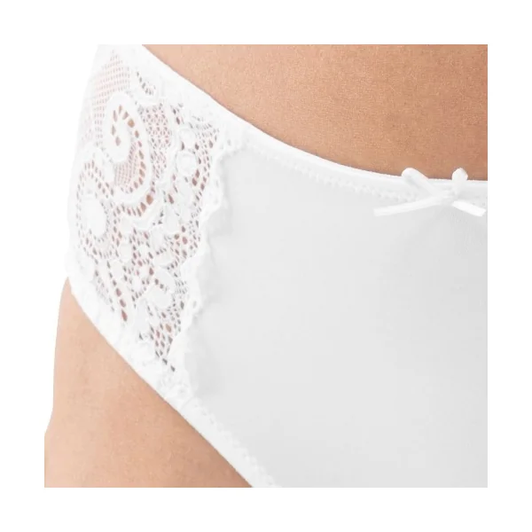Mey Lingerie Amorous blanc culotte string