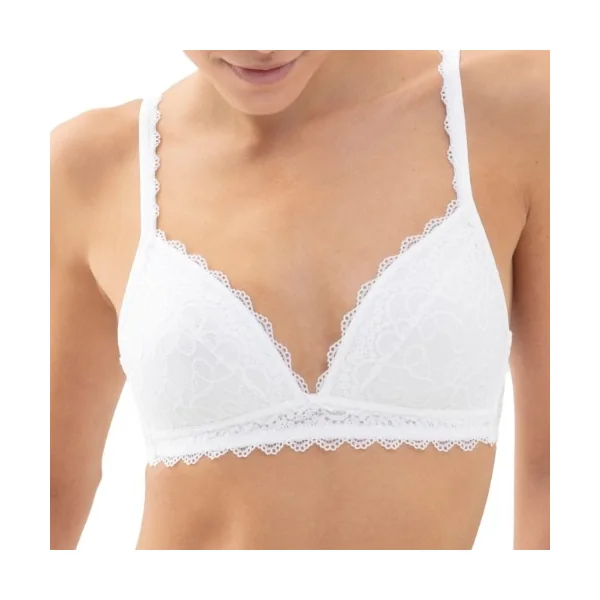 Mey Lingerie Amorous blanc soutien-gorge sans armatures en dentelle