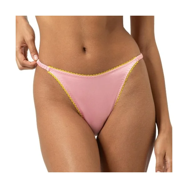 Mey Lingerie Poetry Glossy rose slip brésilien