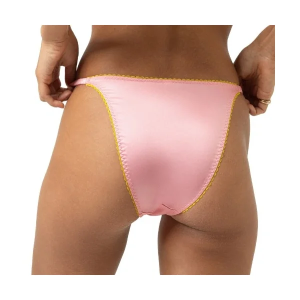 Mey Lingerie Poetry Glossy rose slip brésilien