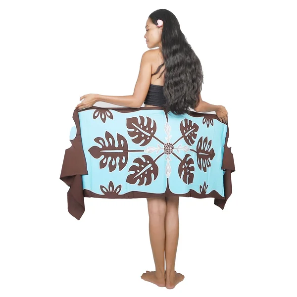 Mini Paréo Tifaifai turquoise