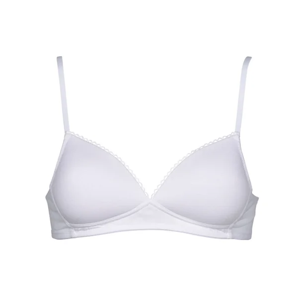 Mon Basic par After Eden Comfy blanc/noir soutien-gorge sans armatures en dentelle
