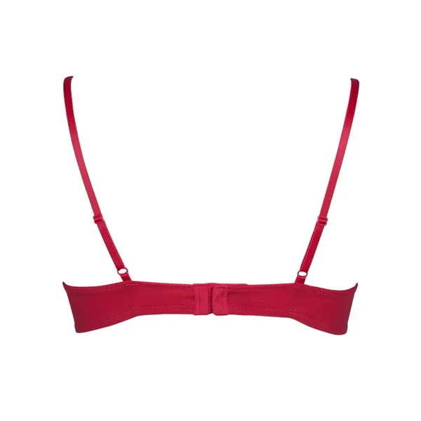 Mon Basic par After Eden Comfy rose/gris soutien-gorge sans armatures en dentelle