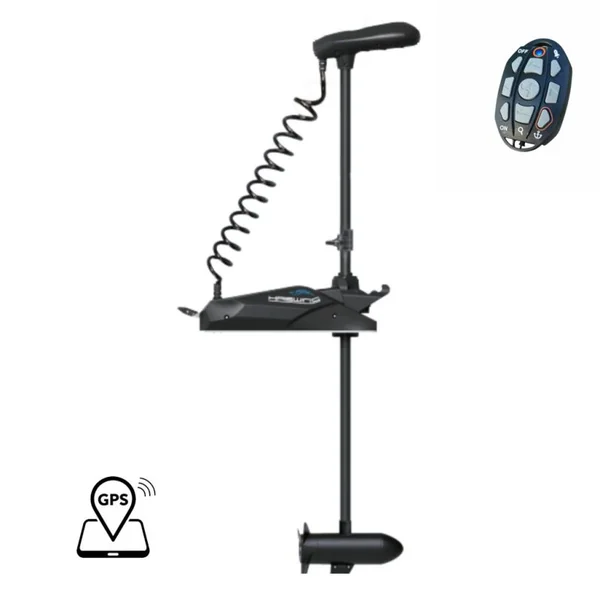 Moteur electrique cayman-b 55 lbs gps noir 12v - 137cm - v1.6 new - haswing