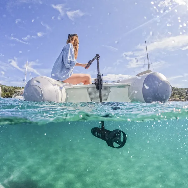 Moteur electrique kahe pod 600 full pack barre franche kayak sup snorkeling
