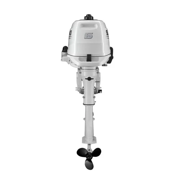 Moteur hors-bord 4T SUZUKI 6 CV arbre long blanc - SUZUKI