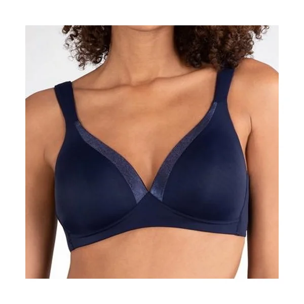Naturana Everyday bleu marine soutien-gorge sans armatures en dentelle