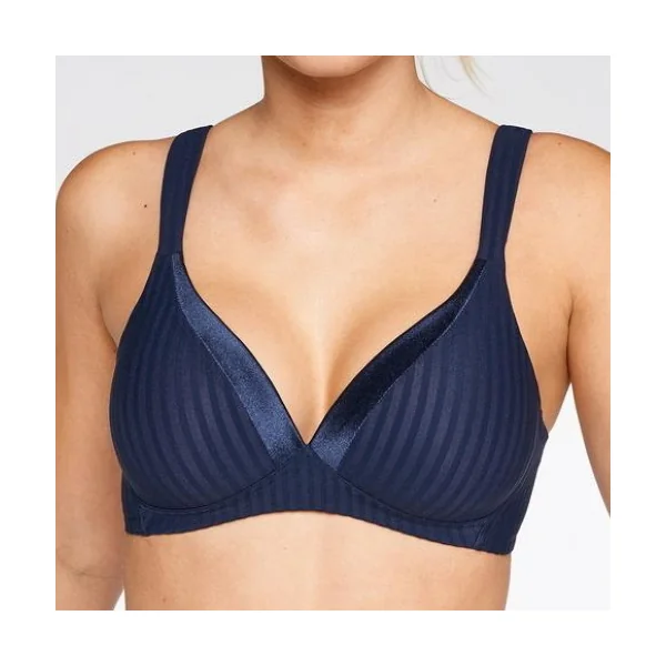 Naturana Everyday bleu marine soutien-gorge sans armatures en dentelle