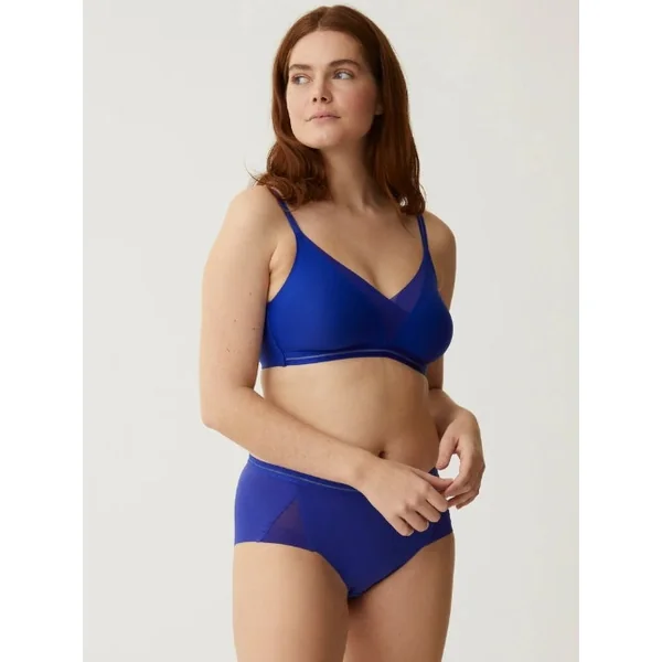 Naturana Everyday bleu soutien-gorge sans armatures en dentelle