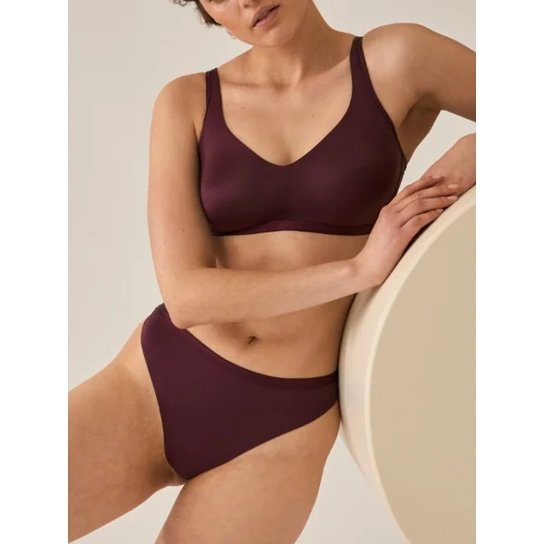 Naturana Everyday bordeaux culotte string